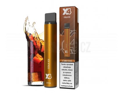 X4 Bar - 20mg - Cola ICE (Chladivá kola), produktový obrázek