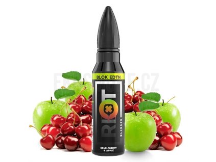 Riot Squad - Black Edition - Sour Cherry Apple - 15ml, produktový obrázek.