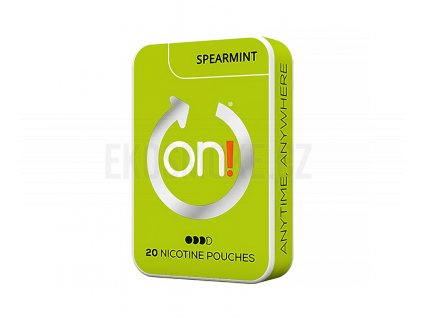 ON! - nikotinové sáčky - Spearmint - 16mg /g, produktový obrázek.