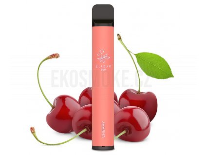 Elf Bar 600 - 0mg - ZERO - Cherry (Třešeň), produktový obrázek.