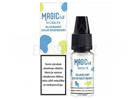 Magic BAR - Salt e-liquid - 20mg - Bluberry Sour Raspberry - 10ml, produktový obrázek.