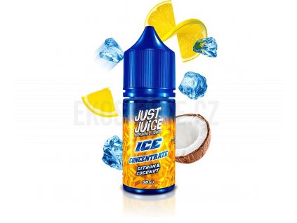 Just Juice - Příchuť - ICE Citron & Coconut - 30ml, produktový obrázek.