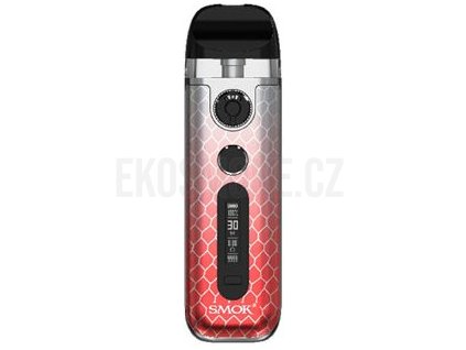 Smoktech Novo 5 elektronická cigareta 900mAh Silver Red Cobra