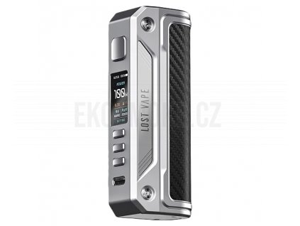 Lost Vape Thelema Solo - Elektronický Grip - 100W - Stainless Steel Carbon Fiber, produktový obrázek.