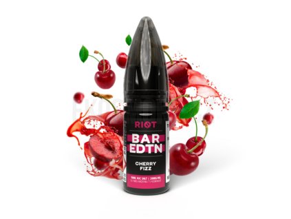 E-liquid Riot BAR EDTN Salt 10ml / 5mg: Cherry Fizz (Třešňová směs)