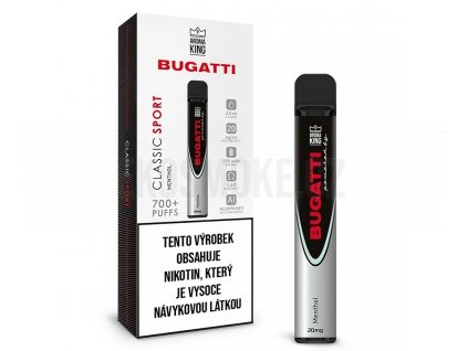 Aroma King - Bugatti Classic Sport - Menthol - 20mg, produktový obrázek.