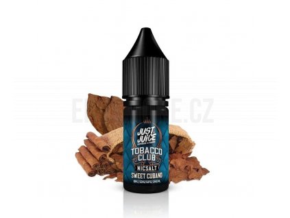 Just Juice Salt - E-liquid - Tobacco Sweet Cubano (Kubánský doutníkový tabák) - 11mg, produktový obrázek.