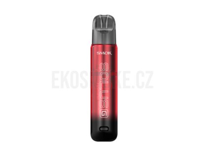 Elektronická cigareta: SMOK Solus G Pod Kit (700mAh) (Transparent Red)