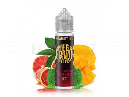 Megafruit Juice - S&V - Blood Orange Mango (Červený pomeranč s mangem) - 10ml, produktový obrázek.