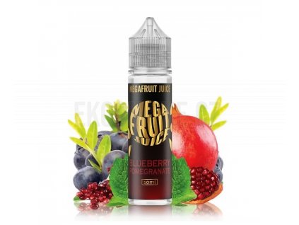 Megafruit Juice - S&V - Blueberry Pomegranade (Granátové jablko s borůvkami) - 10ml, produktový obrázek.