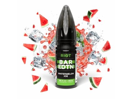 Riot BAR EDTN - Salt e-liquid - Watermelon ICE - 10ml - 20mg, produktový obrázek.