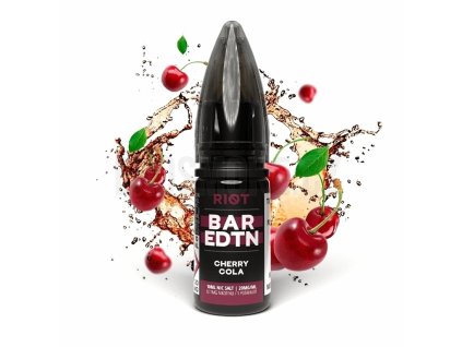 Riot BAR EDTN - Salt e-liquid - Cherry Cola - 10ml - 20mg, produktový obrázek.