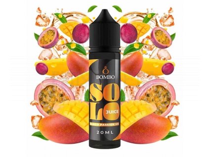 Bombo - Solo Juice - S&V - Mango Passion ICE (Mango s marakujou) - 20ml, produktový obrázek.