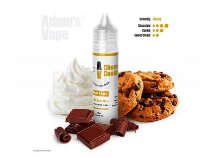 Příchuť Adams vape S&V: Choco Cookie (Čerstvé čokoládové cookies) 12ml