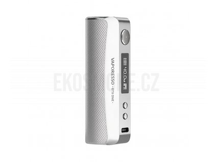 Vaporesso GTX One Mod - Easy Grip - 2000mAh - Stříbrná, produktový obrázek.