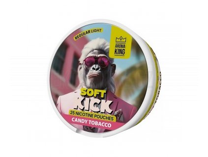 Aroma King Soft Kick - nikotinové sáčky - Candy Tobacco - 10mg /g, produktový obrázek.