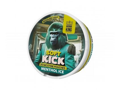 Aroma King Soft Kick - nikotinové sáčky - Menthol ICE - 10mg /g, produktový obrázek.