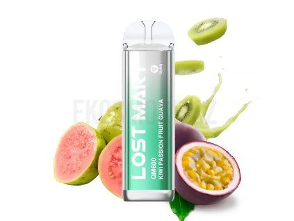 Lost Mary - QM600 - Kiwi Passion Fruit Guava - 20mg, produktový obrázek.