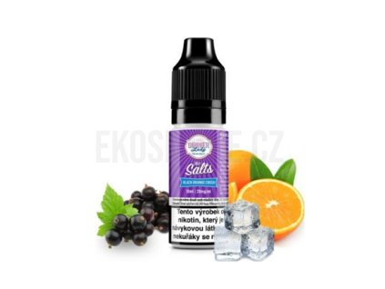 Dinner Lady Salt Black Orange Crush (Ledový černý rybíz s pomerančem) 10ml intenzita nikotinu 20mg