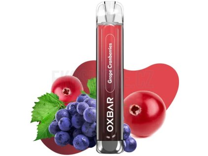 oxva oxbar c800 elektronicka cigareta grape cranberries 16mg