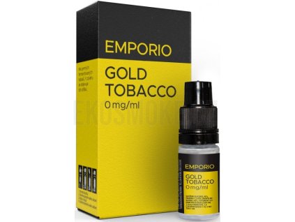 liquid emporio gold tobacco 10ml 0mg