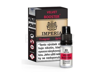 Imperia Velvet Booster (80VG/20PG) 5x10ml intenzita nikotinu 15mg tabáková nálepka Kolek R