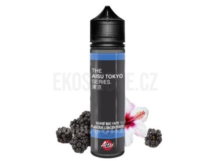Příchuť ZAP! Juice S&V: AISU TOKYO Blackberry Hibiscus (Ostružina s ibiškem) objem 10ml tabáková nálepka Kolek R