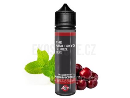 Příchuť ZAP! Juice S&V: AISU TOKYO Menthol Cherry (Sladká třešeň s mentolem) objem 10ml tabáková nálepka Kolek R