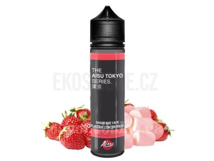 Příchuť ZAP! Juice S&V: AISU TOKYO Strawberry Marshmallow (Jahodové marshmallow) objem 10ml tabáková nálepka Kolek R