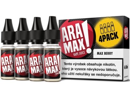 liquid aramax 4pack berry mint 4x10ml 12mg