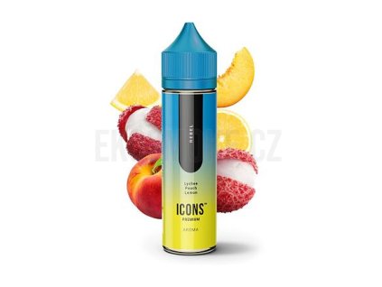 Příchuť ProVape Icons S&V: Rebel (Liči, broskev, citron) objem 10ml