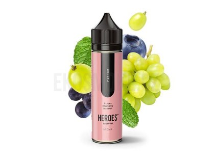 Příchuť ProVape Heroes S&V: Potter (Hrozny, borůvka, mentol) objem 10ml