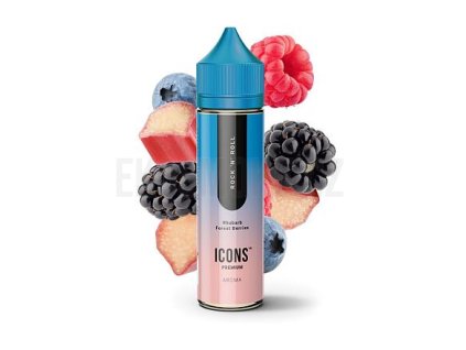 Příchuť ProVape Icons S&V: Rock'n'Roll (Lesní plody s rebarborou) objem 10ml