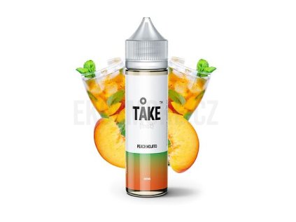 Příchuť ProVape Take Mist S&V: Peach Mojito (Broskvové mojito) objem 10ml