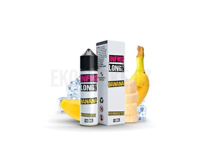 Infamous LongZ - S&V - Banana - 10ml, produktový obrázek.