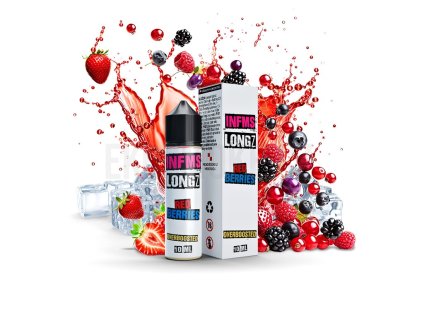 Infamous LongZ - S&V - Red Berries - 10ml, produktový obrázek.