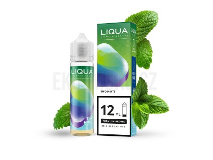 Příchuť LIQUA Mix&Go: Two Mints (Máta & mentol) objem 12ml