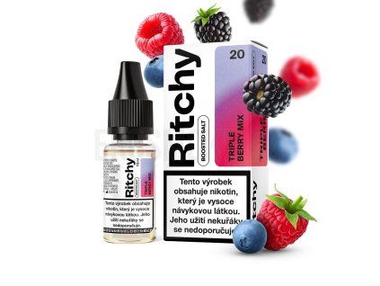 Ritchy Salt Triple Berry Mix (Bobulovitý mix) 10ml 20mg