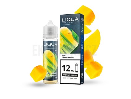 Příchuť LIQUA Mix&Go: Cool Green Mango (Ledové mango) objem 12ml