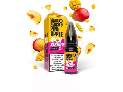 Riot BAR EDTN Salt Mango Peach Pineapple (Mango, broskev a ananas) 10ml 20mg