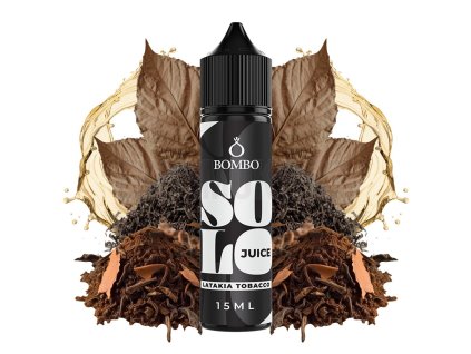 Příchuť Bombo Solo Juice S&V: Latakia Tobacco (Tabák latakia) objem 15ml