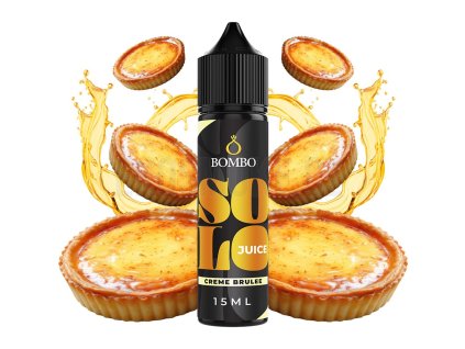 Příchuť Bombo Solo Juice S&V: Creme Brulee (Tradiční Creme Brulee) objem 15ml