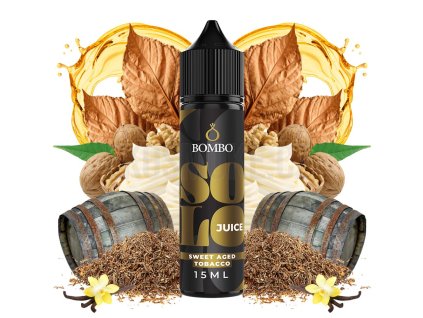 Příchuť Bombo Solo Juice S&V: Sweet Aged Tobacco (Nasládlá tabáková směs) objem 15ml
