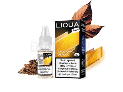 LIQUA Salt Traditional Tobacco (Tradiční tabáková směs) 10ml 20mg