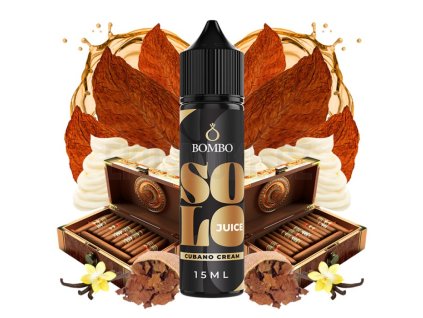 prichut bombo solo juice sv 15ml cubano cream doutnikovy tabak s kremem
