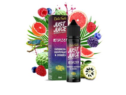 Příchuť Just Juice S&V: Cherimoya Grapefruit & Berries (Cherimoya, grapefruit a bobule) 10ml