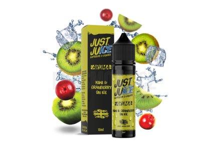 Příchuť Just Juice S&V: Kiwi & Cranberry On Ice (Ledové kiwi & brusinka) 10ml