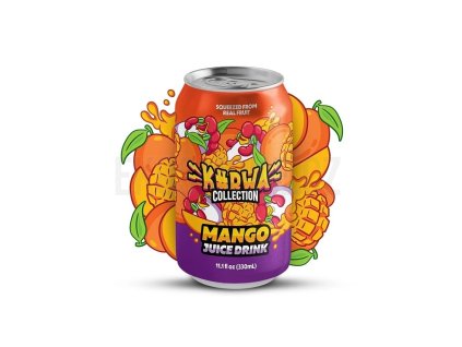 Kurwa Collection Džus Mango 330ml, produktový obrázek.