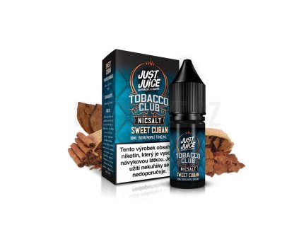 Just Juice Salt Tobacco Sweet Cubano (Kubánský doutníkový tabák) 10ml 11mg