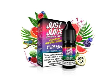 Just Juice Salt Cherimoya Grapefruit & Berries (Cherimoya, grapefruit a bobule) 10ml 11mg